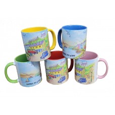 Coloured Mug-Bespoke Print